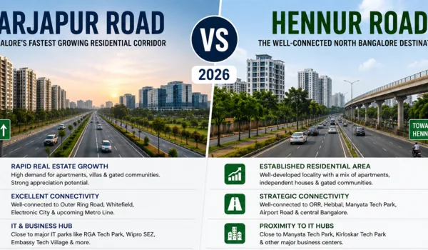 Sarjapur Road vs Hennur Road 2026 comparison